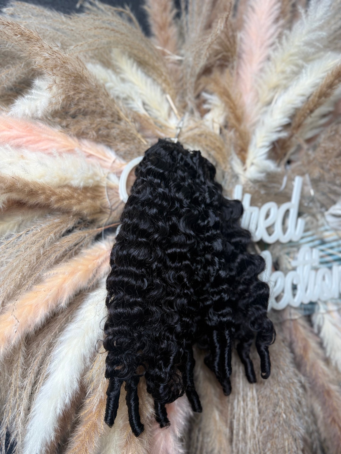 Burmese Curly Feathered Crochet Hair